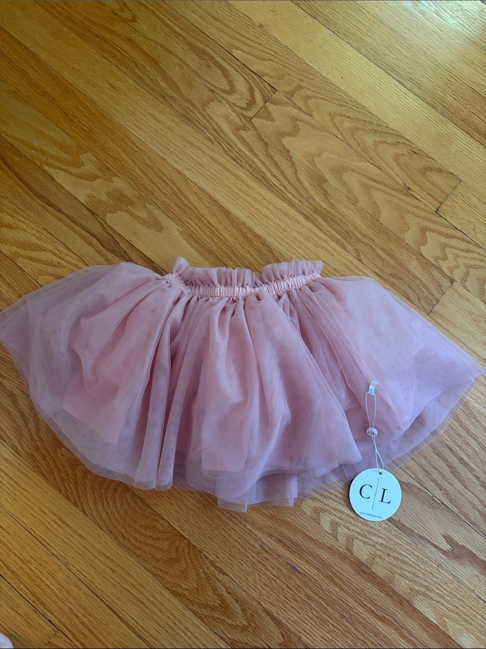 Caden Lane Blush Pink Tulle Tutu Skirt (Lined)